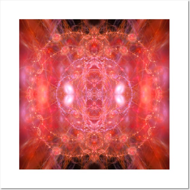 Fiery jewels fractal beauty Wall Art by hereswendy